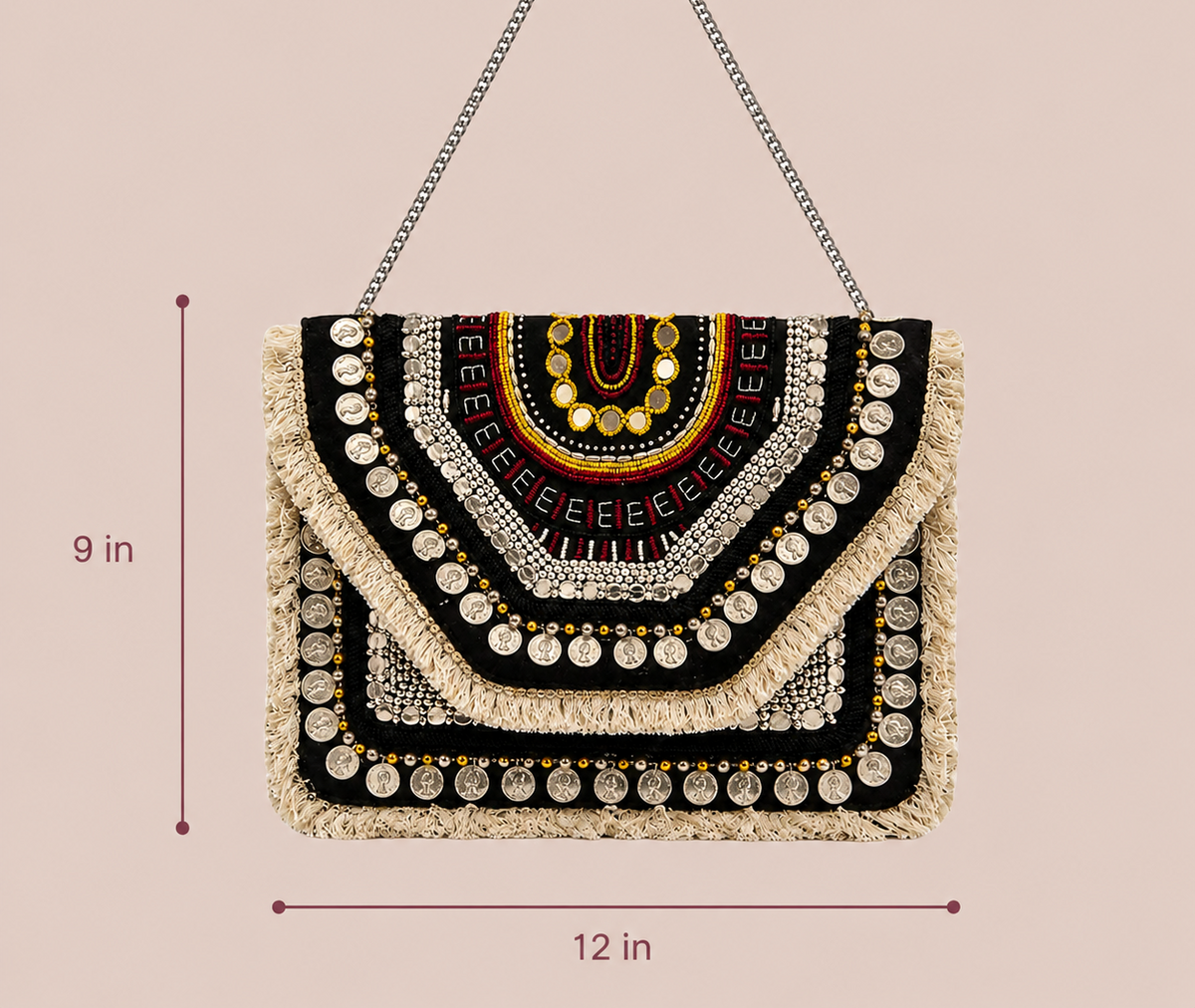 Handmade Ethnic Boho Bag (Dusk)