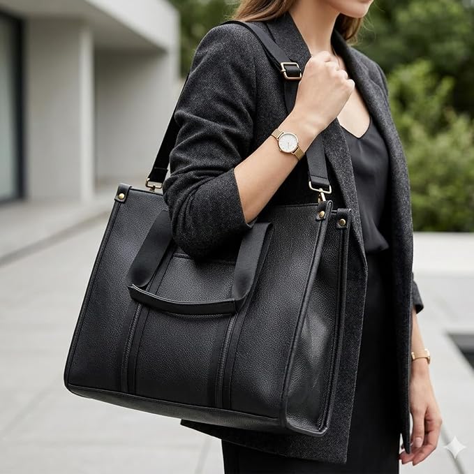 Maresse Faux Leather 2 Tote Bags for Women + FREE Hobo Bag