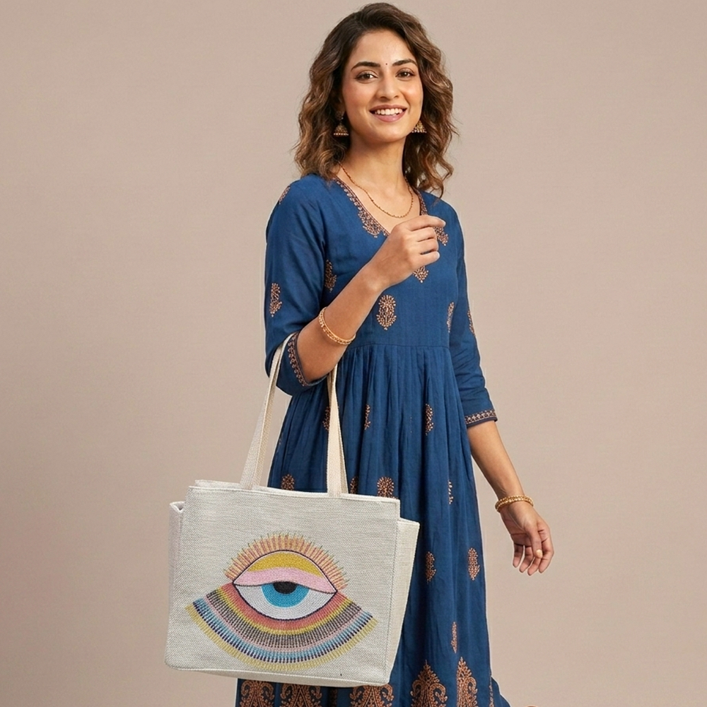 Maresse Mystic Eye Duo Bag – Tote with Mini Sling