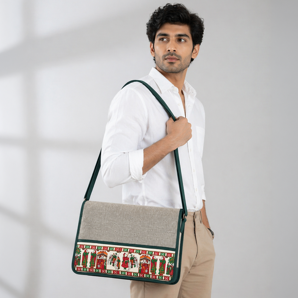 Maresse Grey Laptop Bag for Men and Women
