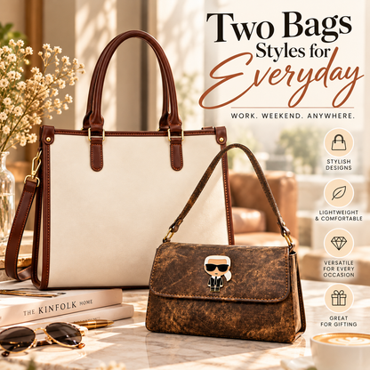 Maresse Off-White Tote & Brown Sling Bag Combo for Women | Work to Weekend Duo