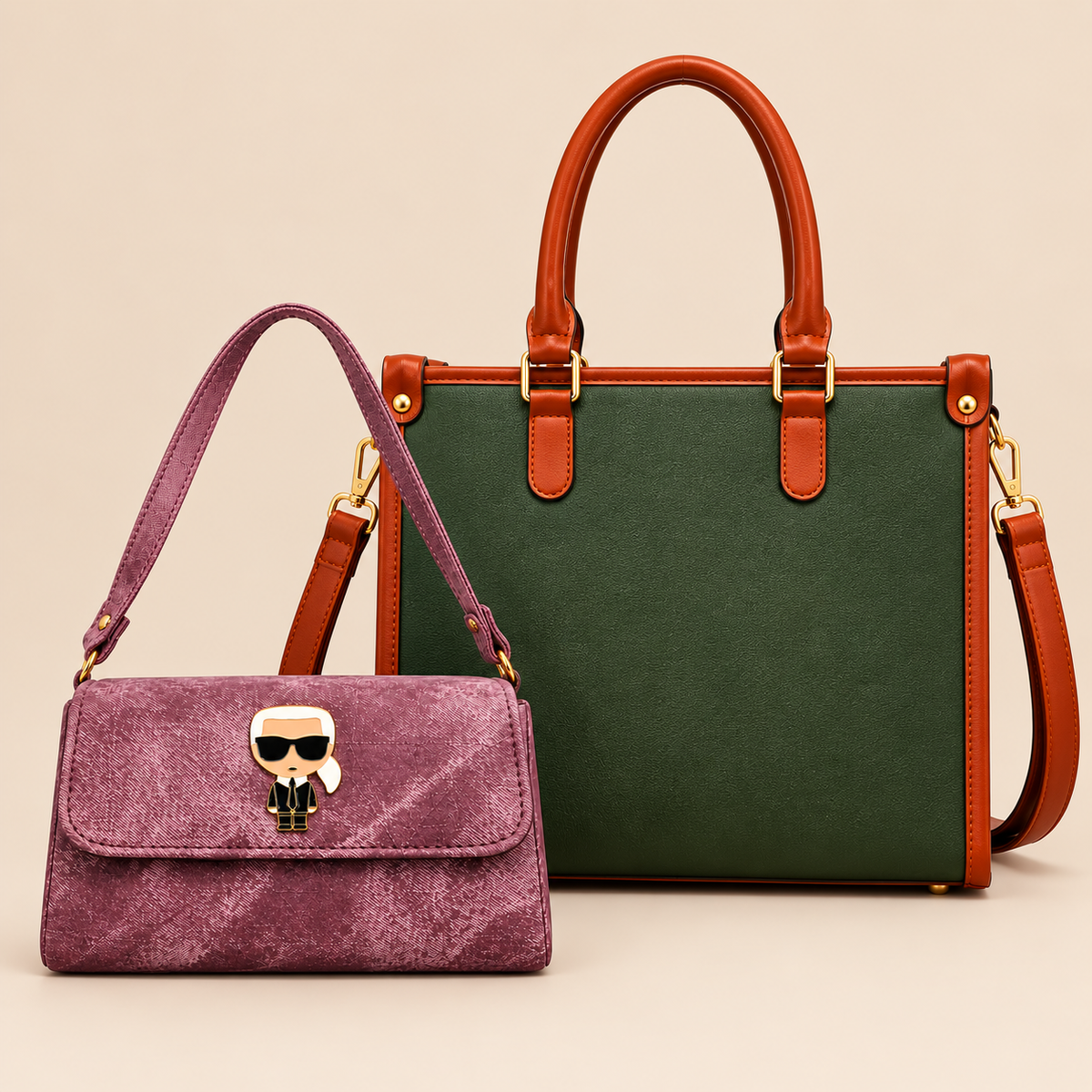 Maresse Green Tote & Sling Bag Combo for Women | Everyday Style Duo