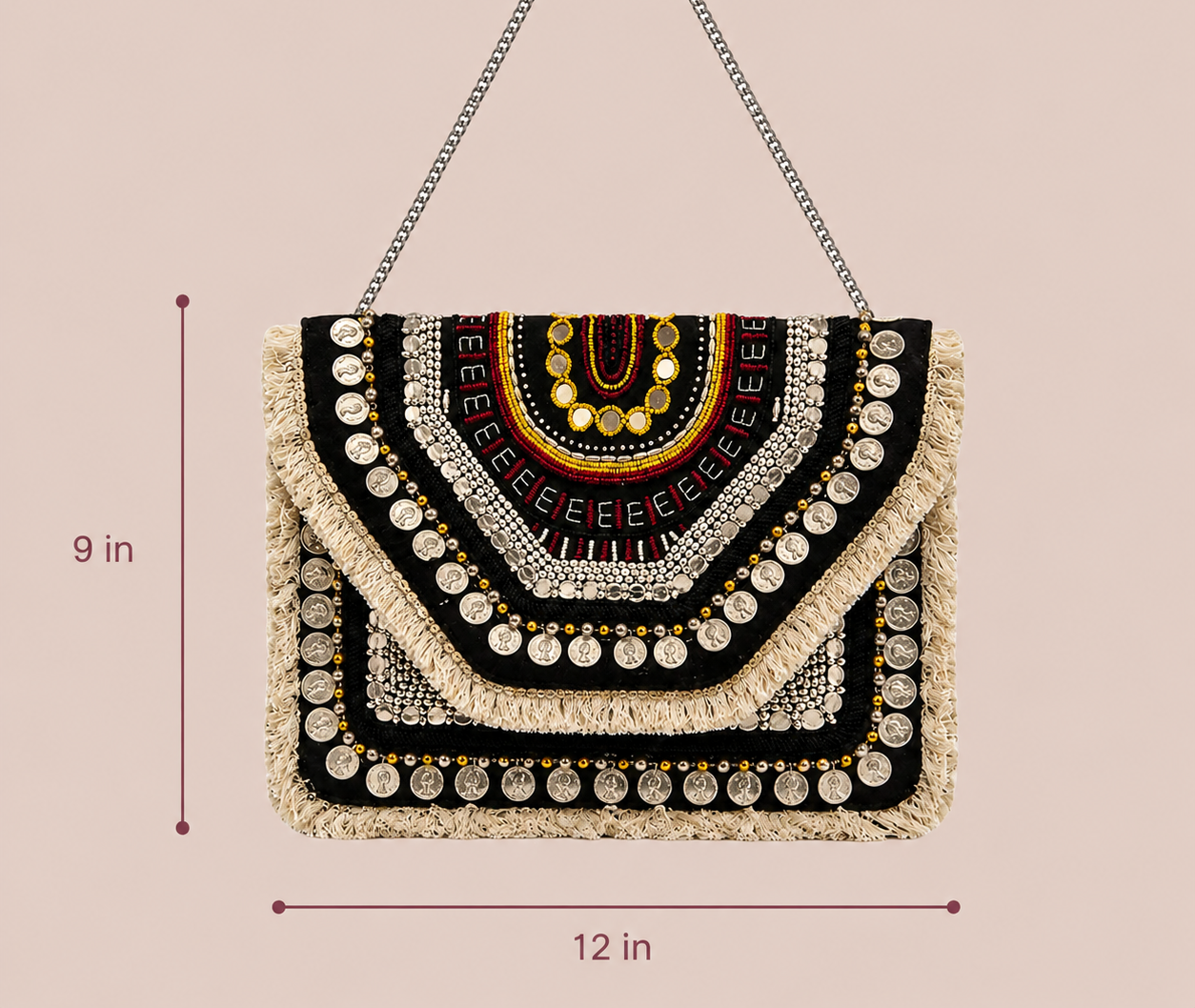 Handmade Ethnic Boho Bag (Dusk)