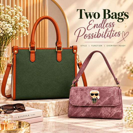 Maresse Green Tote & Sling Bag Combo for Women | Everyday Style Duo