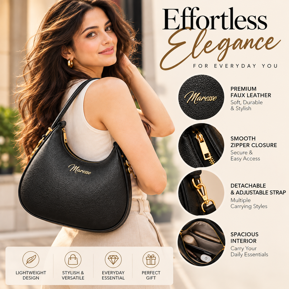 Maresse Hobo Bag for Women