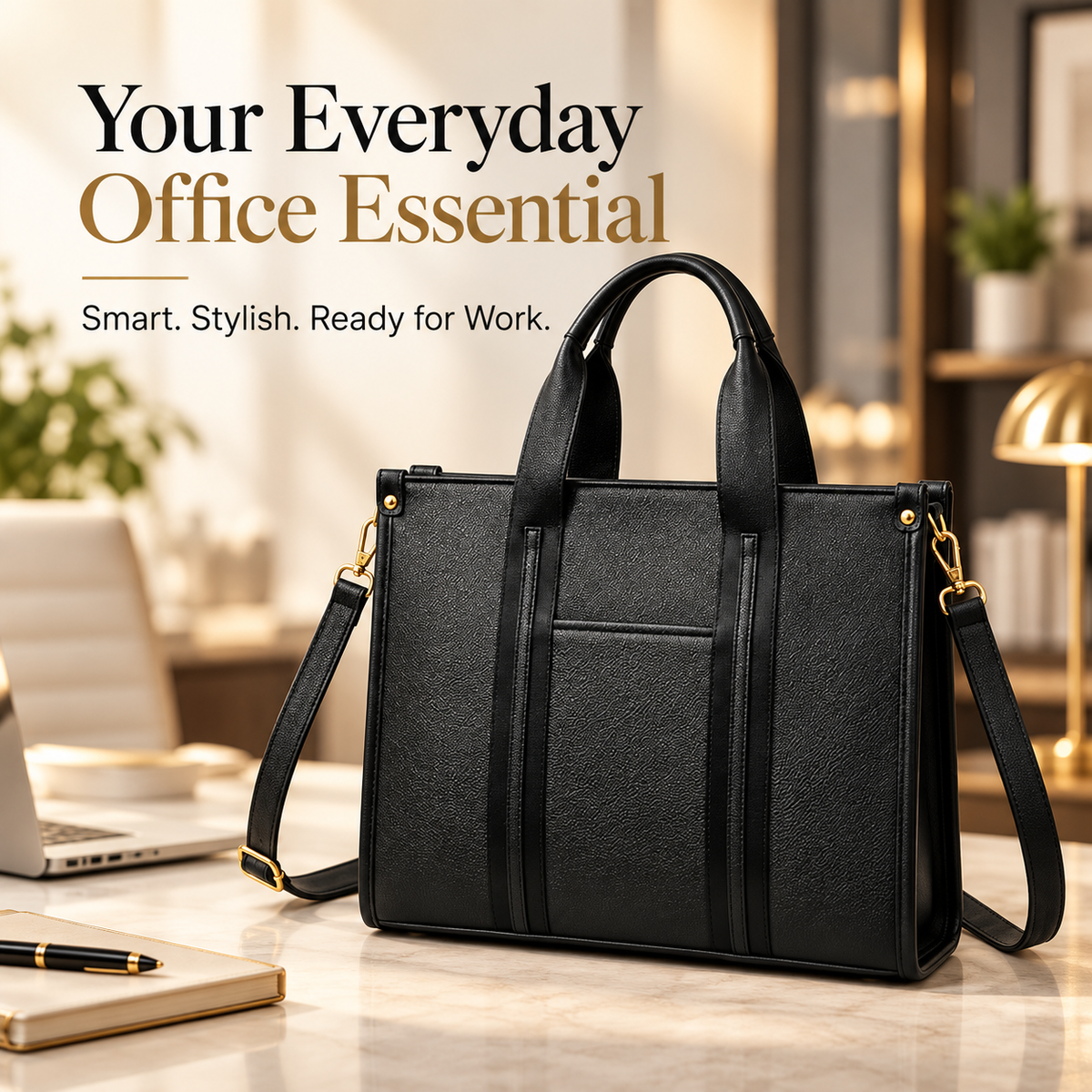 Maresse Black Woven Tote + Free Tan Macramé Sling Bag Combo for Women