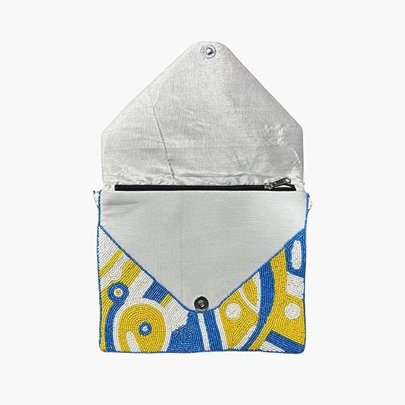 Women Ethnic Embellished Handmade Boho Bag (Golden Gaze)
