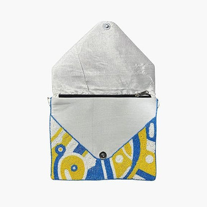 Women Ethnic Embellished Handmade Boho Bag (Golden Gaze)