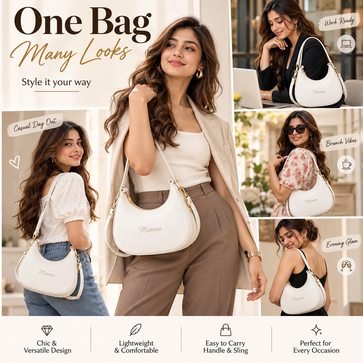 Maresse Hobo Bag for Women
