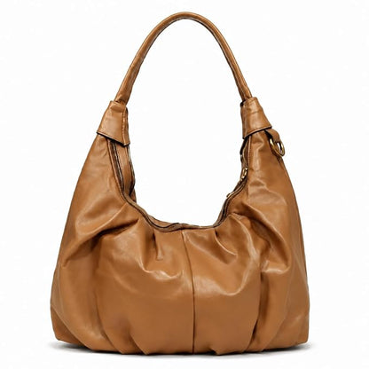 Maresse Women's Soft Pink Ruched Shoulder Tote Bag