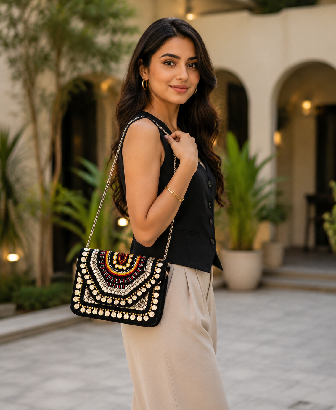Handmade Ethnic Boho Bag (Dusk)