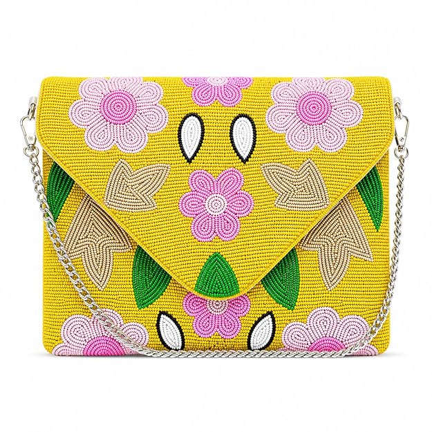 Women Ethnic Embellished Handmade Boho Bag (Flower Bloom)