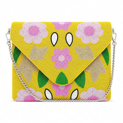 Women Ethnic Embellished Handmade Boho Bag (Flower Bloom)