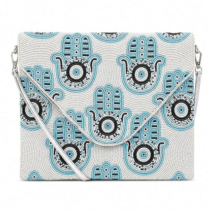 Women Ethnic Embellished Handmade Boho Bag (Evil Eye)
