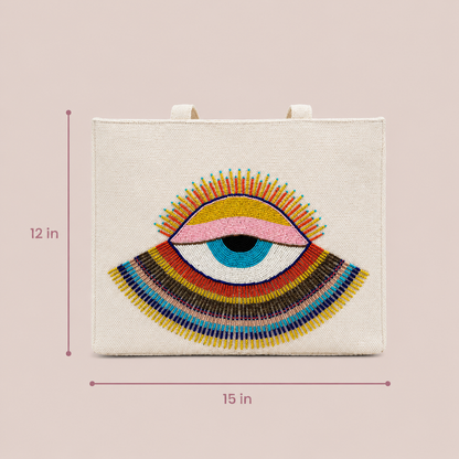 Maresse Evil Eye Tote Bag for Women