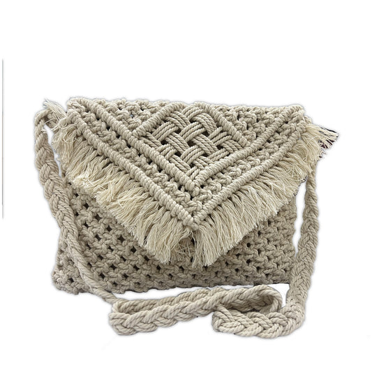 Hancrafted Stylish Macrame purse for Women (Rhapsody)