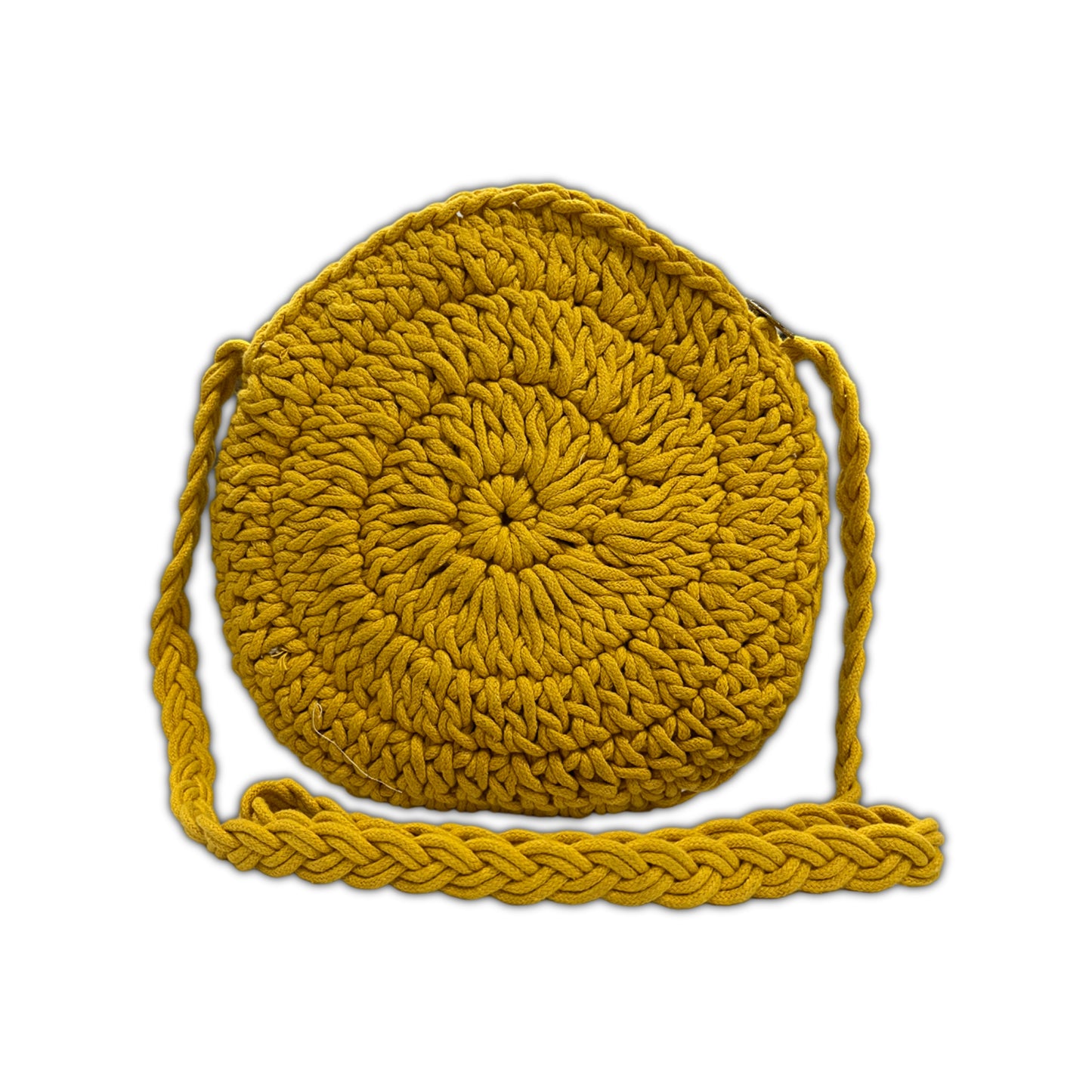 Handcrafted Macrame Round Crochet Crossbody Bag for Women (SunTwist)