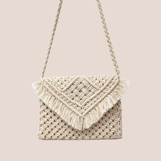 Hancrafted Stylish Macrame purse for Women (Rhapsody)