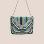Women Ethnic Embellished Handmade Designer Boho Bag (Evergreen)