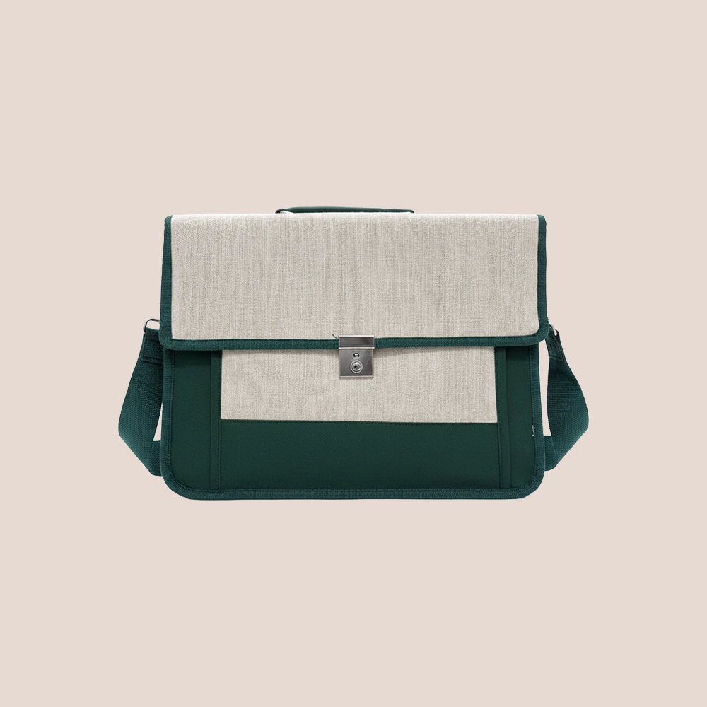 Maresse Green Artistic Laptop Bag for Men & Women