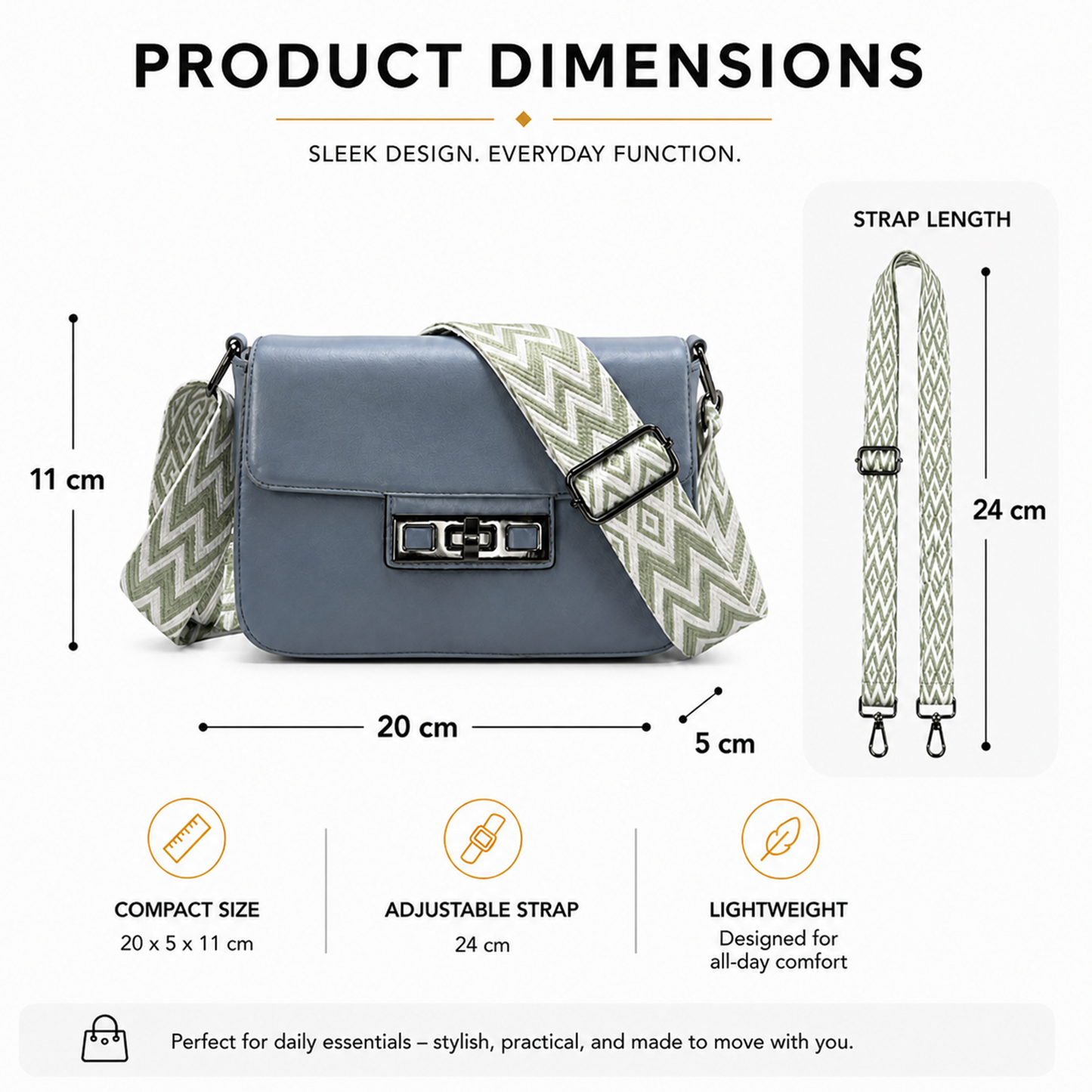 Luxe Crossbody Handbag