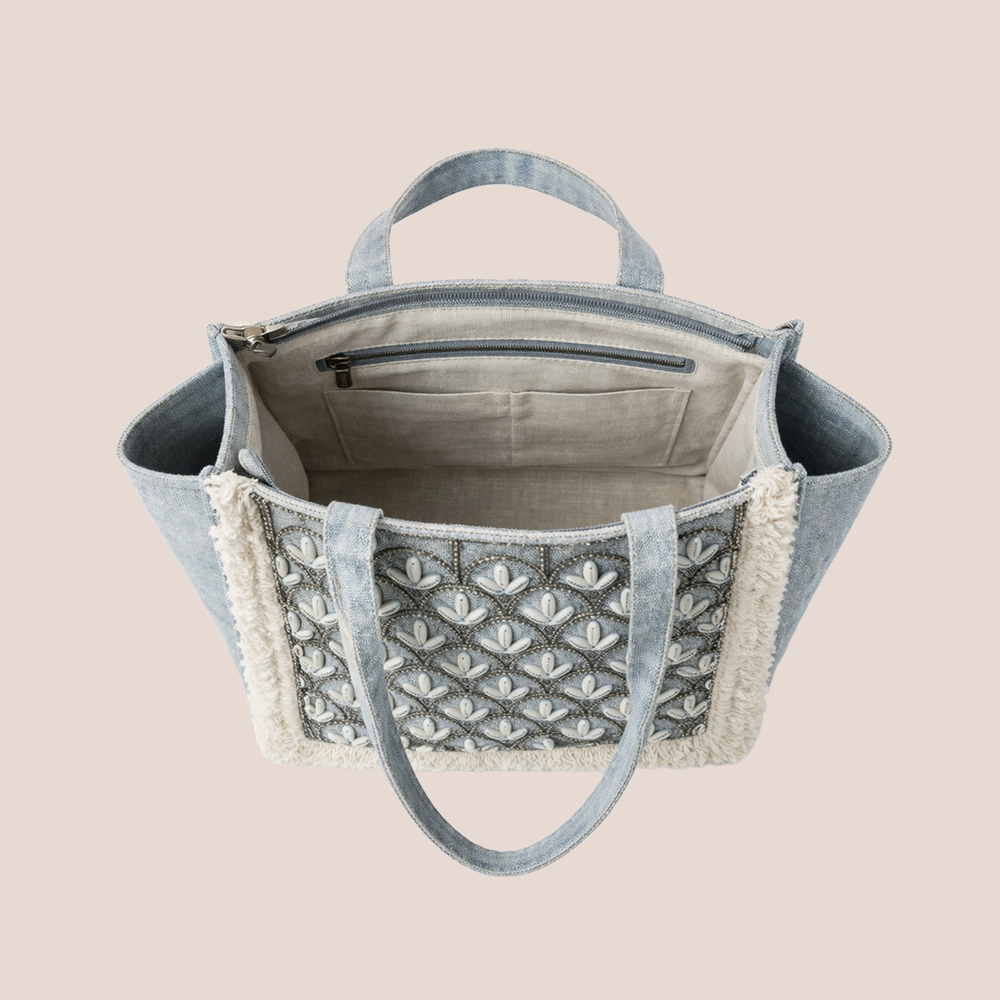 Combo Bags for Women- Spacious Tote + Stylish Crochet Sling Bag