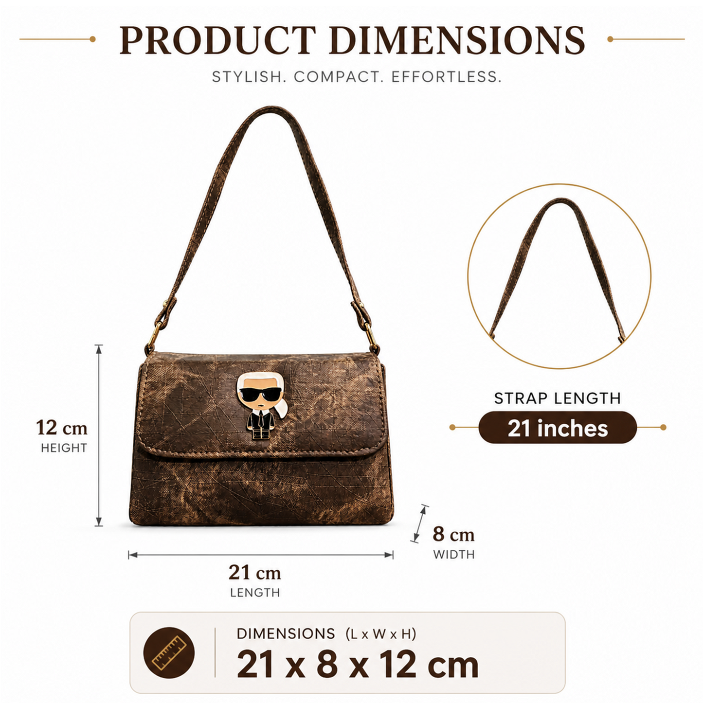 Chic Flap Sling Bag