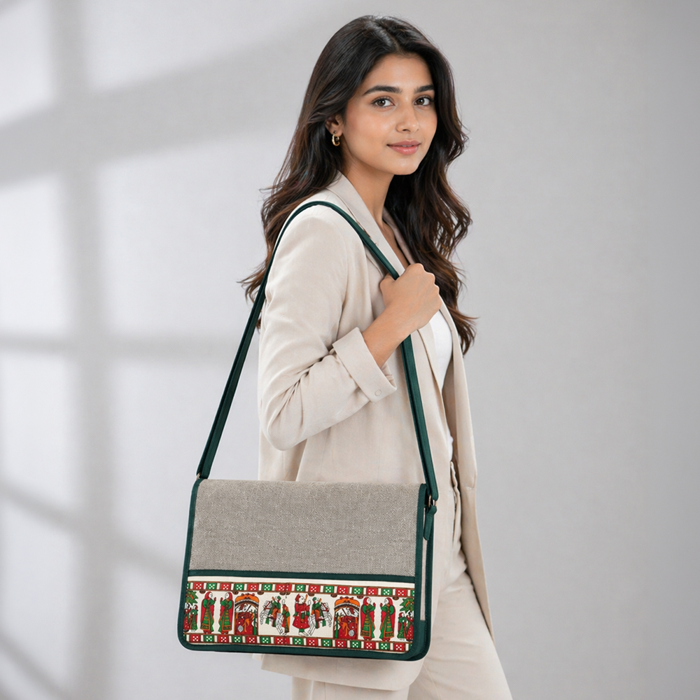 Maresse Grey Laptop Bag for Men and Women