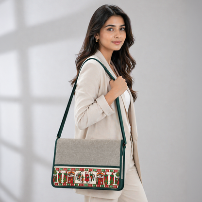 Maresse Grey Laptop Bag for Men and Women