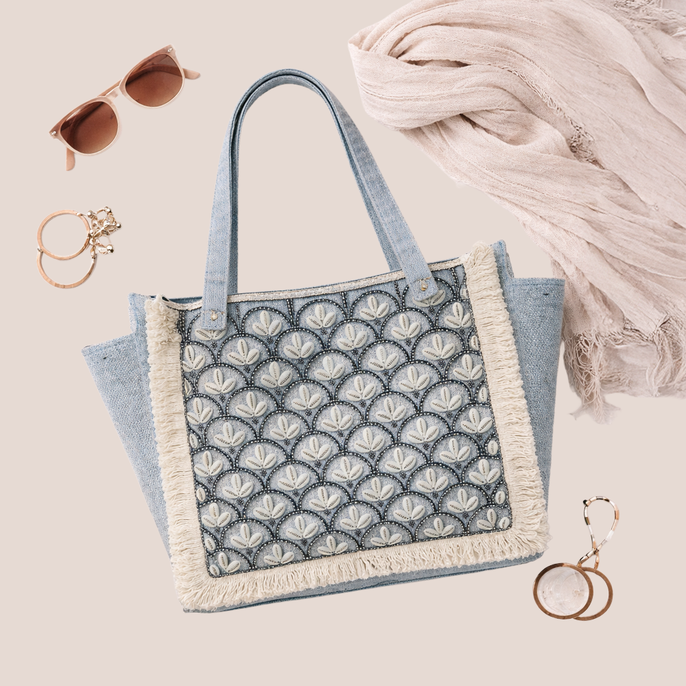 Combo Bags for Women- Spacious Tote + Stylish Crochet Sling Bag