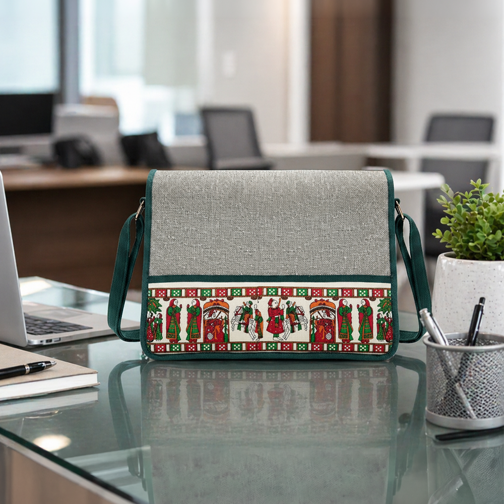 Maresse Grey Laptop Bag for Men and Women