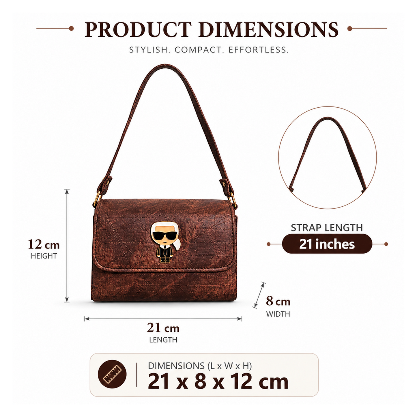 Chic Flap Sling Bag