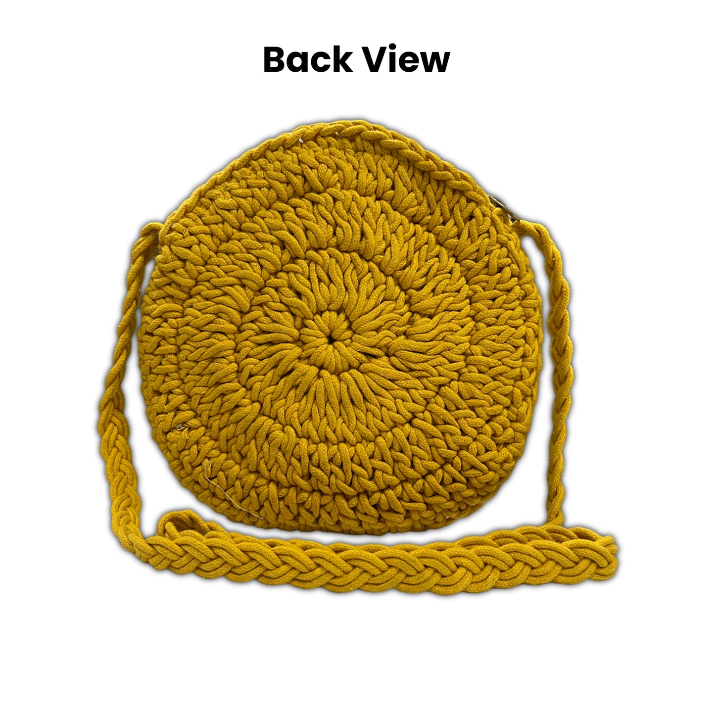 Handcrafted Macrame Round Crochet Crossbody Bag for Women (SunTwist)