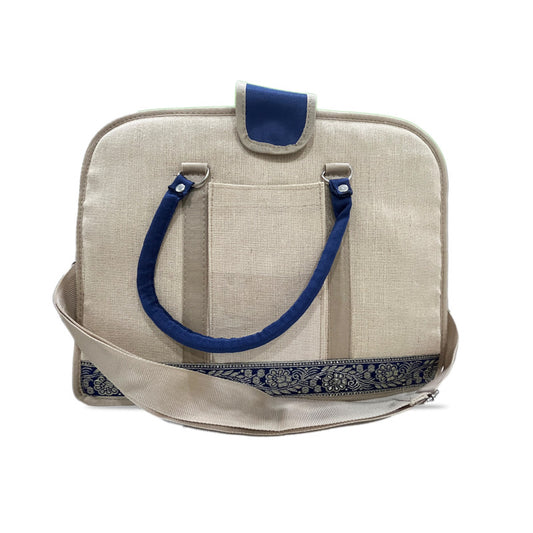 Stylish Blue Laptop Bag for Men and Women