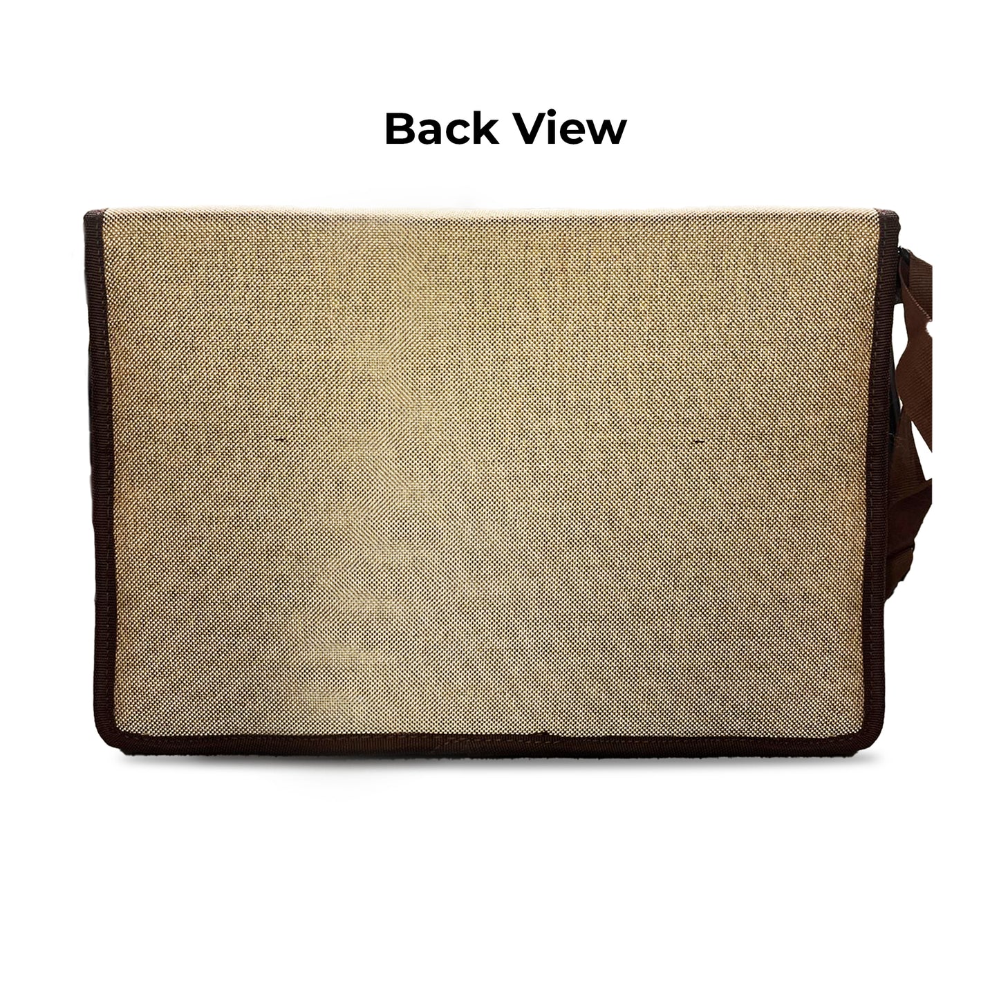 Handcrafted Brown Jute Laptop Bag for Men & Women