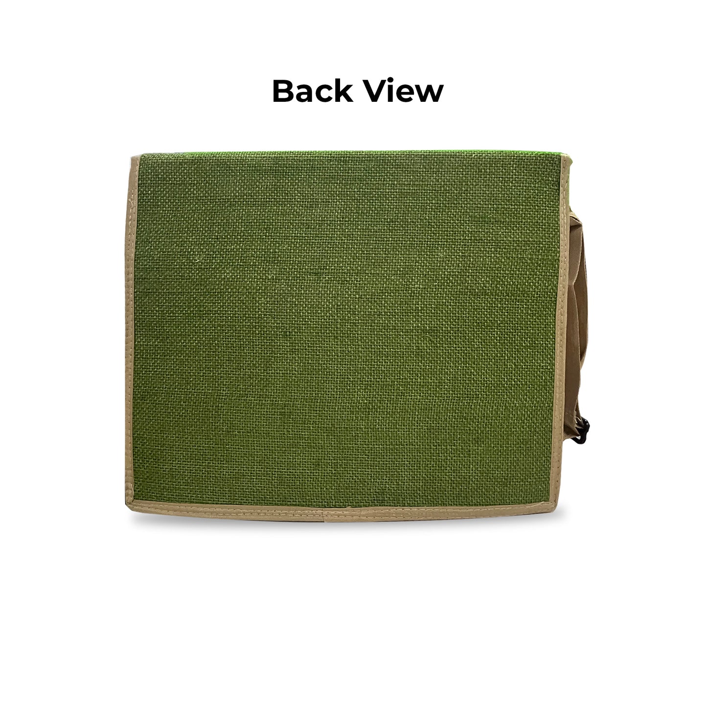 Handcrafted Green Jute Laptop Bag for Men & Women