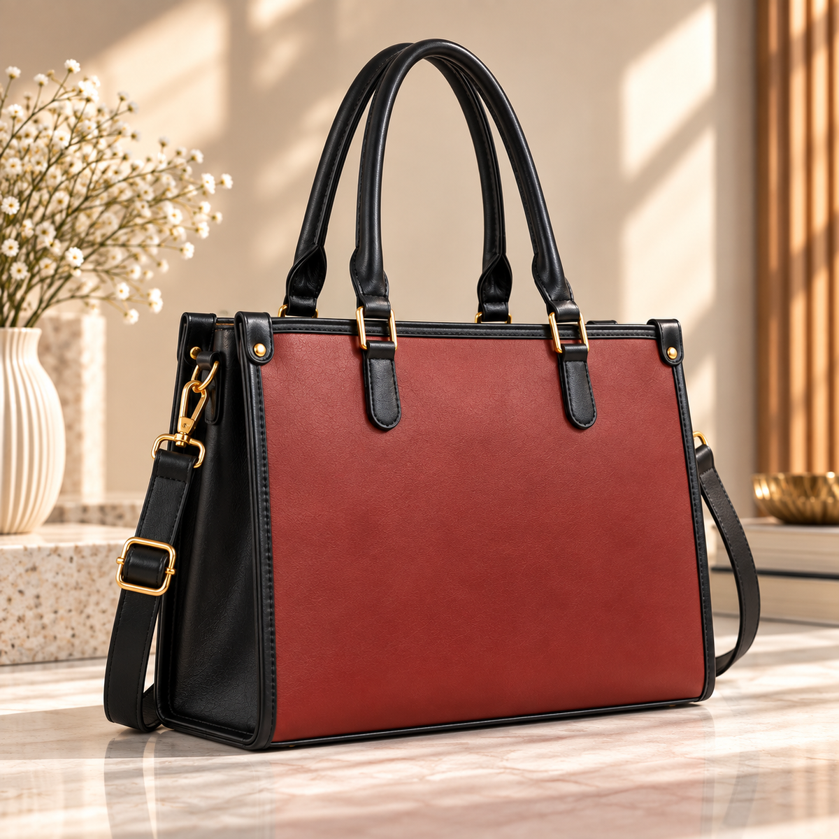 Maresse Brown Tote & Sling Bag Combo for Women | Everyday Style Duo