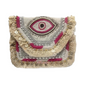 Women Ethnic Embellished Handmade Designer Boho Bag (Soft Blush)