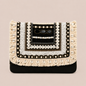 Maresse Black Boho Clutch Bag for Women