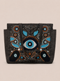Bohemian Evil Eye Brown Tote Bag for Women (Elysian)