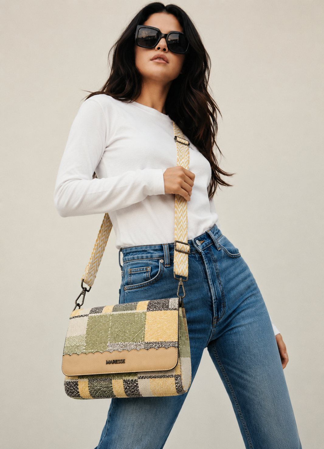 Maresse Faux Leather Crossbody Bag for Women