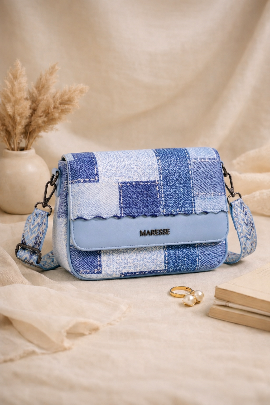 Maresse Faux Leather Crossbody Bag for Women