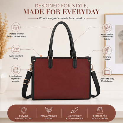Maresse Office Laptop Tote Bag for Women