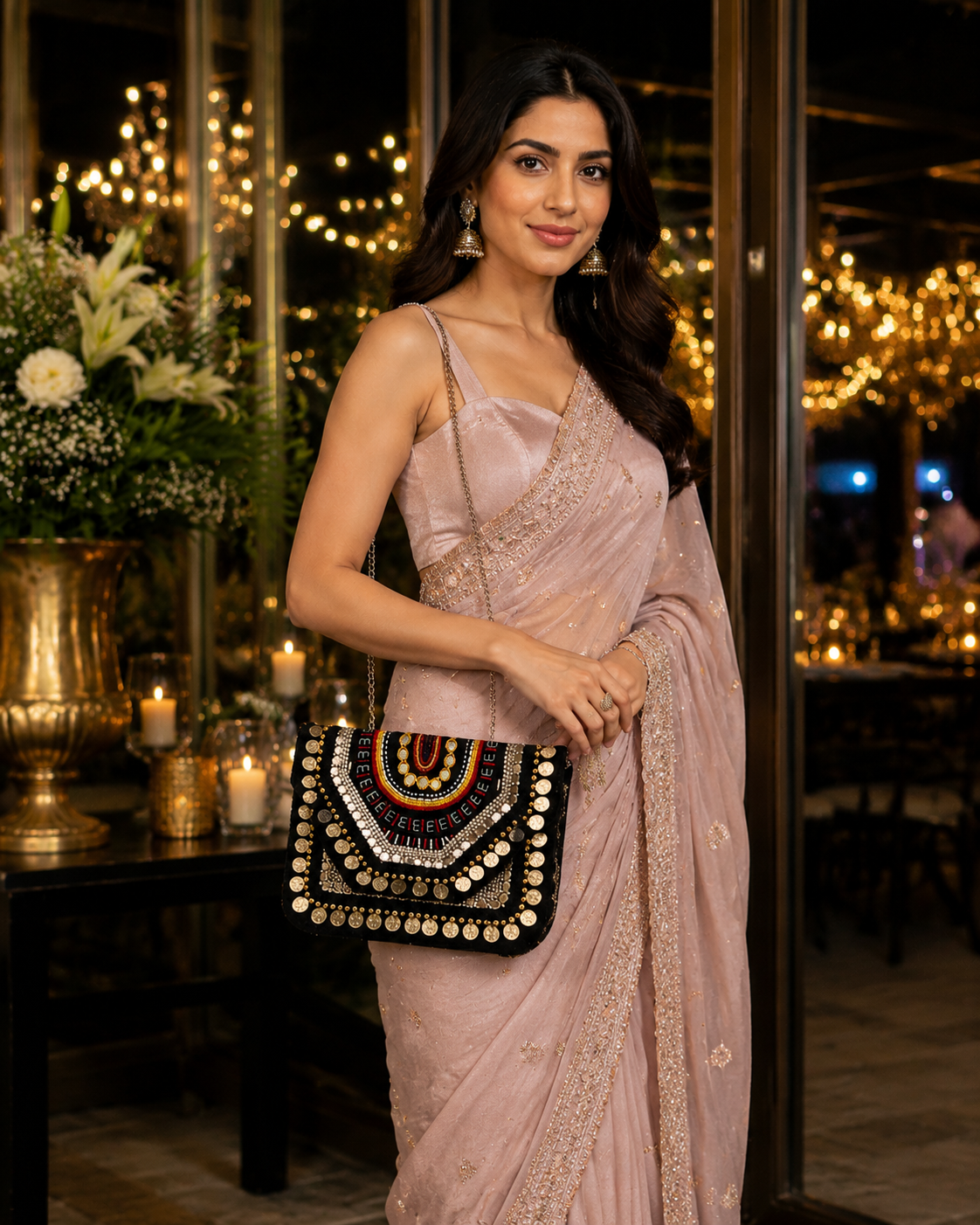 Handmade Ethnic Boho Bag (Dusk)