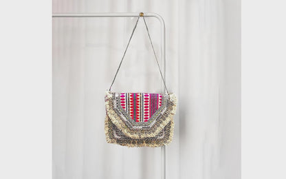 Women Ethnic Embellished Handmade Designer Boho Bag (Dreamcatcher)