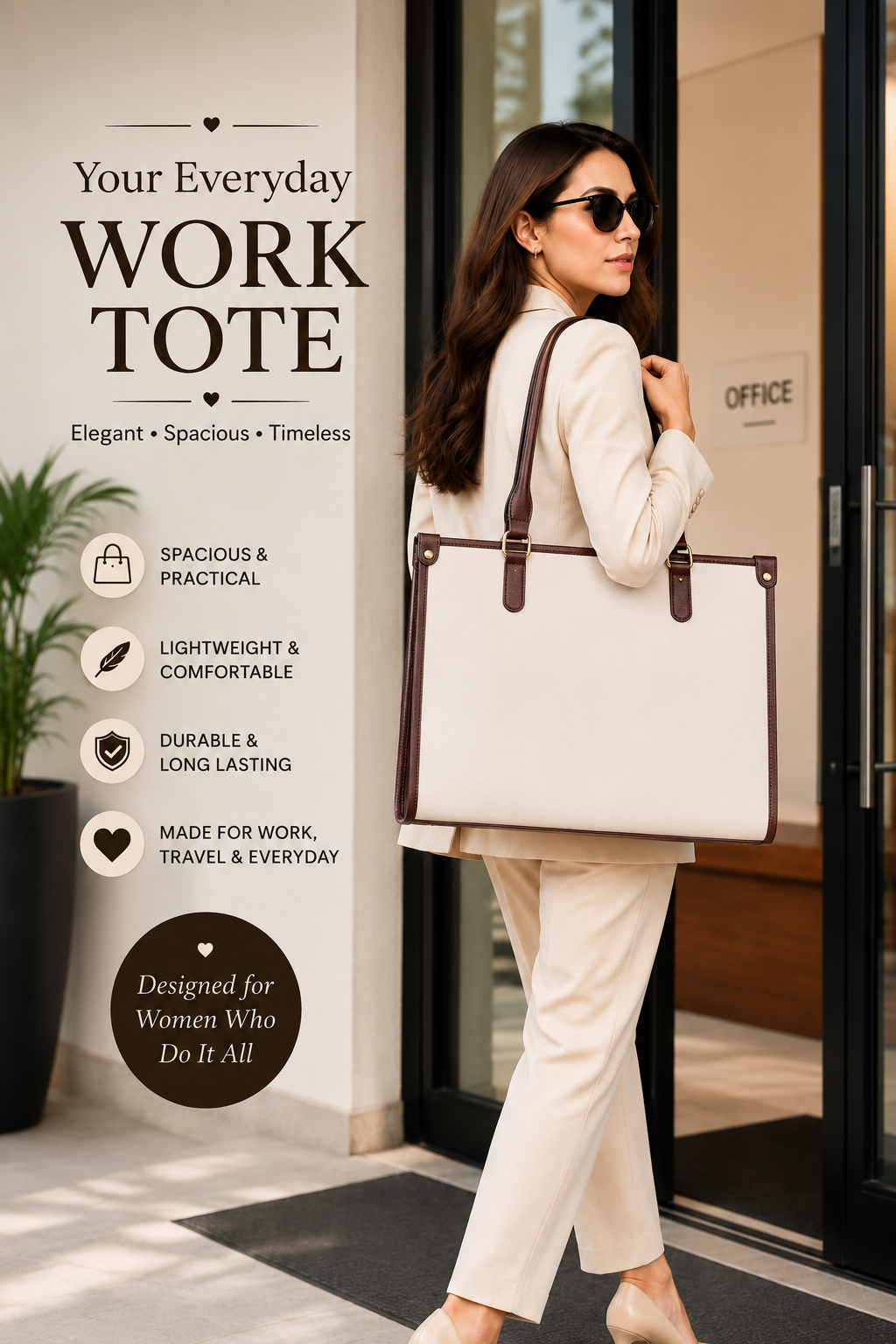 Maresse Office Laptop Tote Bag for Women